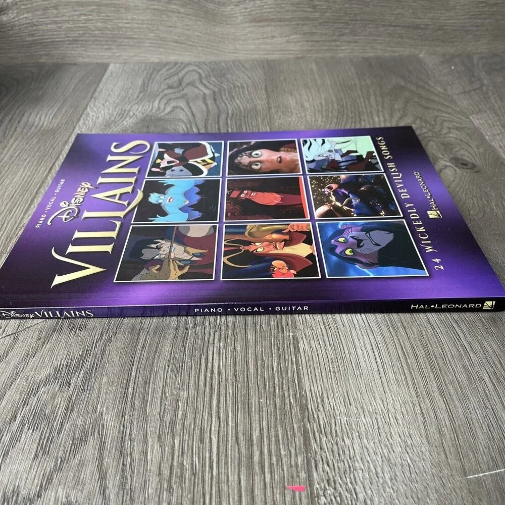 Disney Villains Sheet Music 24 Wickedly Devilish Songs Piano Vocal Hal Leonard - Picture 4 of 5